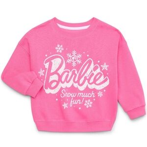 Barbie Toddlers Girls Graphic Crewneck Sweatshirt Size 5T NWT